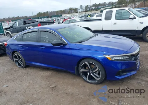 2022 Honda Accord Sport из США, поврежденный, VIN 1HGCV1F32NA031369